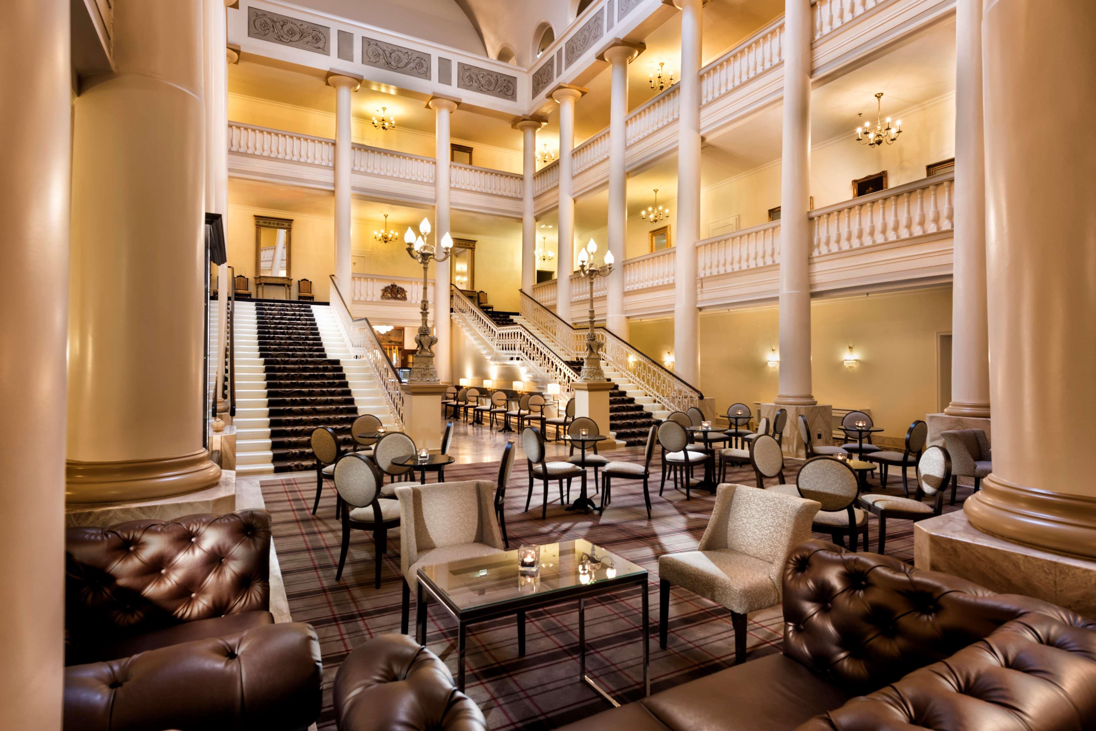 Badischer Hof Baden-Baden - Leonardo Limited Edition Beltér fotó The lobby of the Willard